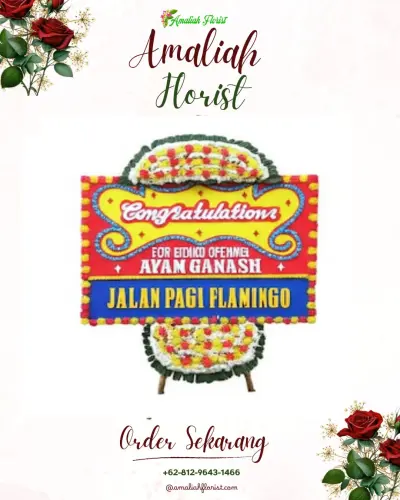 Bunga Papan Congratulation di Wates